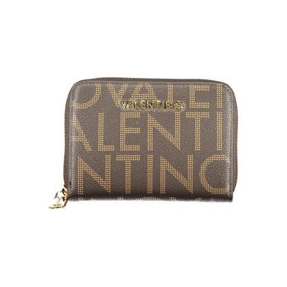 Valentino Brown Polyurethane Women's Wallet