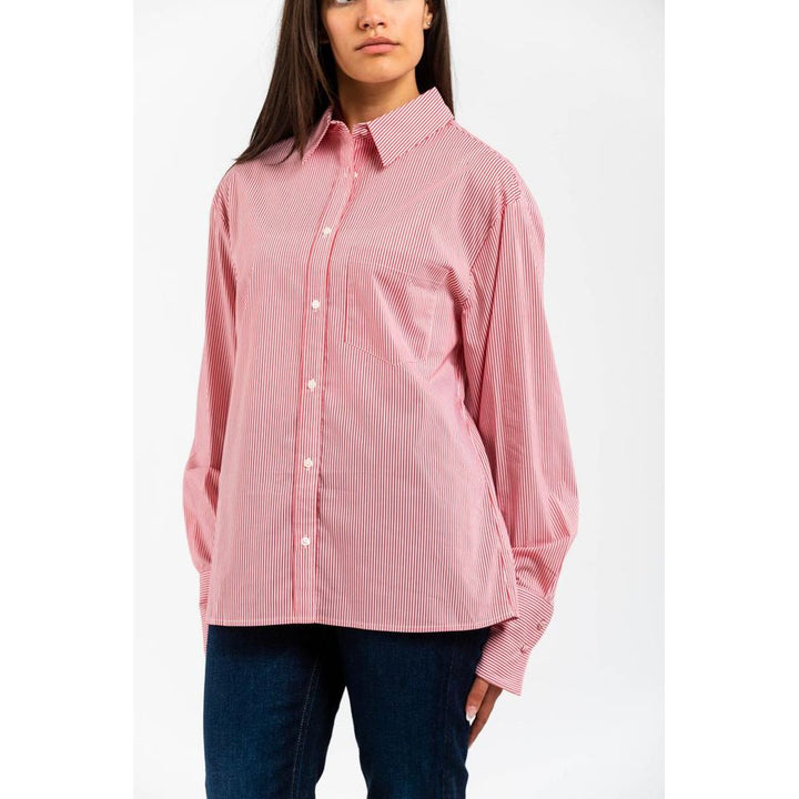Gas Red Cotton Shirt