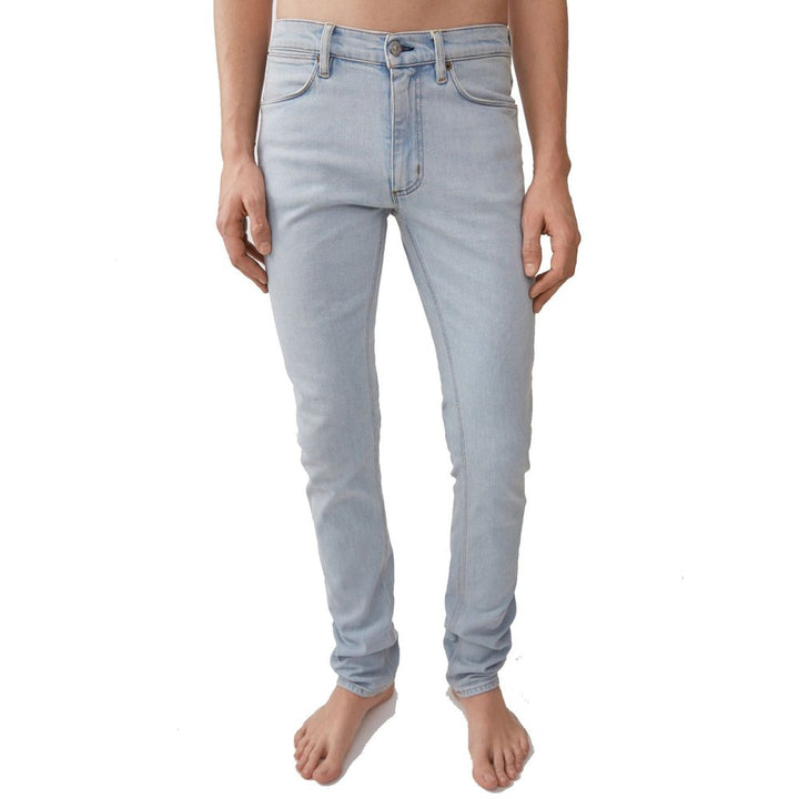 Acne Studios Blue Cotton Skinny Jeans