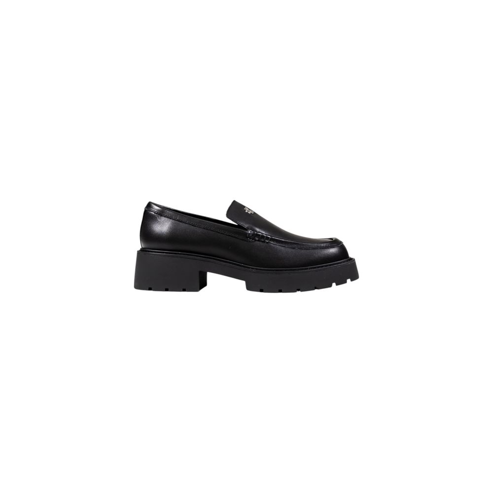 Calvin Klein Jeans Black Leather High Heel Pumps