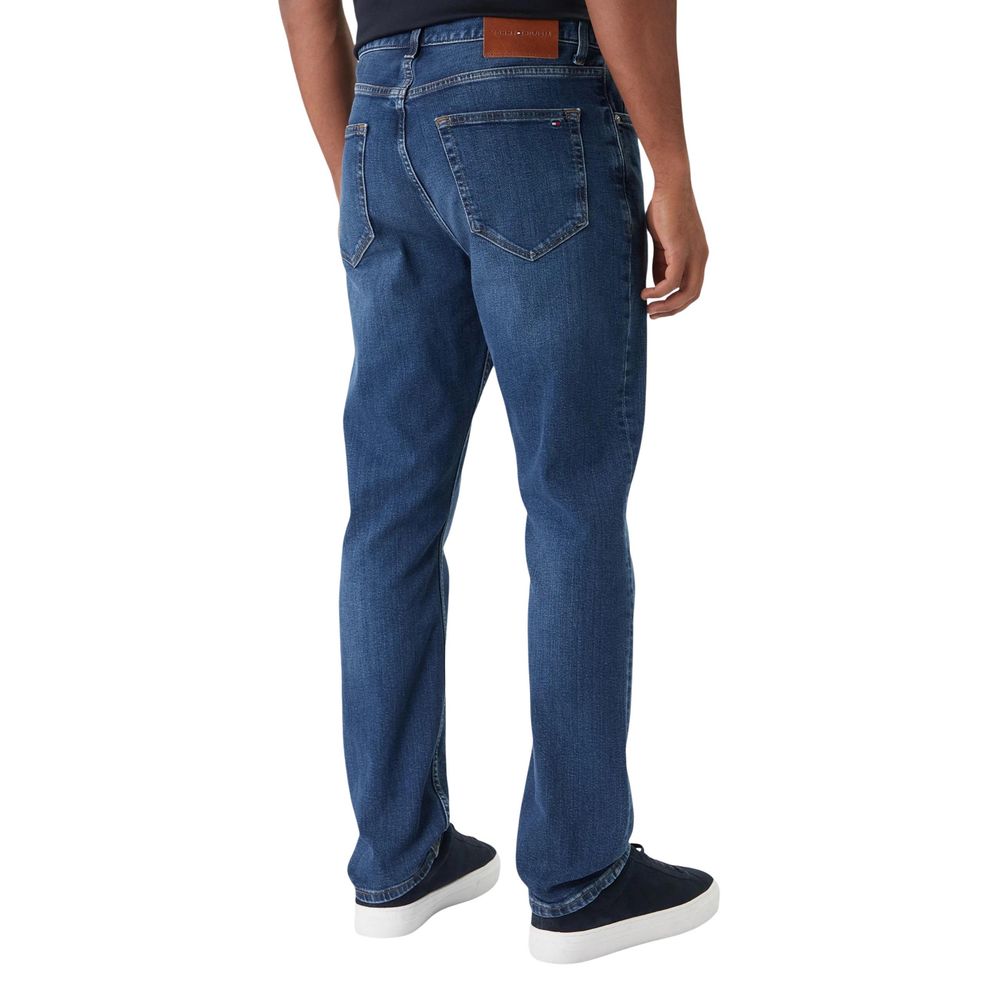 Tommy Hilfiger Blue Recycled Cotton Relaxed Fit Jeans