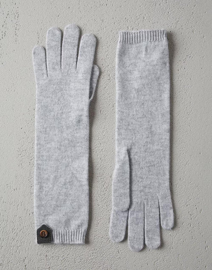 Brunello Cucinelli Gants en cachemire naturel