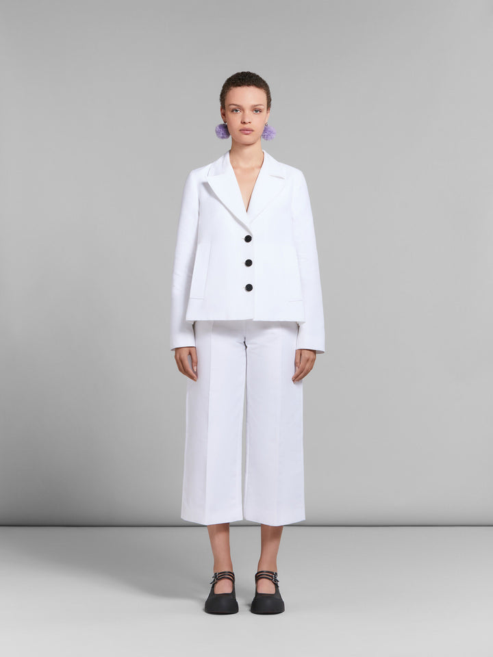 Marni White Fibres Casual Pants