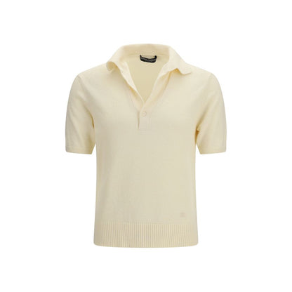 Polo Dolce & Gabbana en coton beige
