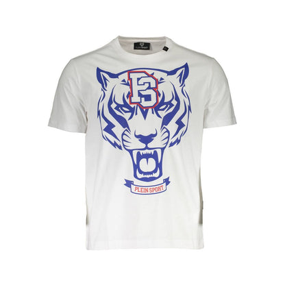 Plein Sport White Cotton T-Shirt