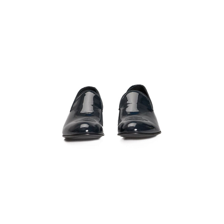 Roberto Pepe Luxury Blue Calfskin Men Loafer